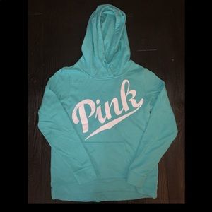 PINK Teal Hoodie